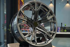 ล้ออัลลอยด์ฟอร์จ XINLAI สี Gunmetal ลายหลายก้าน ขอบเว้าลึก ขนาด 18-22 นิ้ว 5x112/5x114.3/5x120 ใหม่ สำหรับรถยนต์หรู - Product Image 1