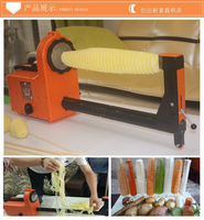Machine à découper les pommes de terre en spirale automatique en acier inoxydable haute productivité, pour chips fraîches et tours de pommes de terre Tornado
