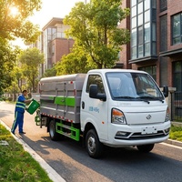 Camion de transport de déchets électrique à énergie nouvelle Changan Kuayue D5, zéro émission, conteneur de 240 L