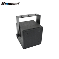 2 enceintes DJ professionnelles coaxiales mini rectangulaires passives en néodyme de 5 pouces