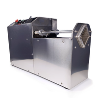Elektrische Aardappelchips Snijder Roestvrijstalen Wortel Elektrische Aubergine Aardappelstrip Snijmachine