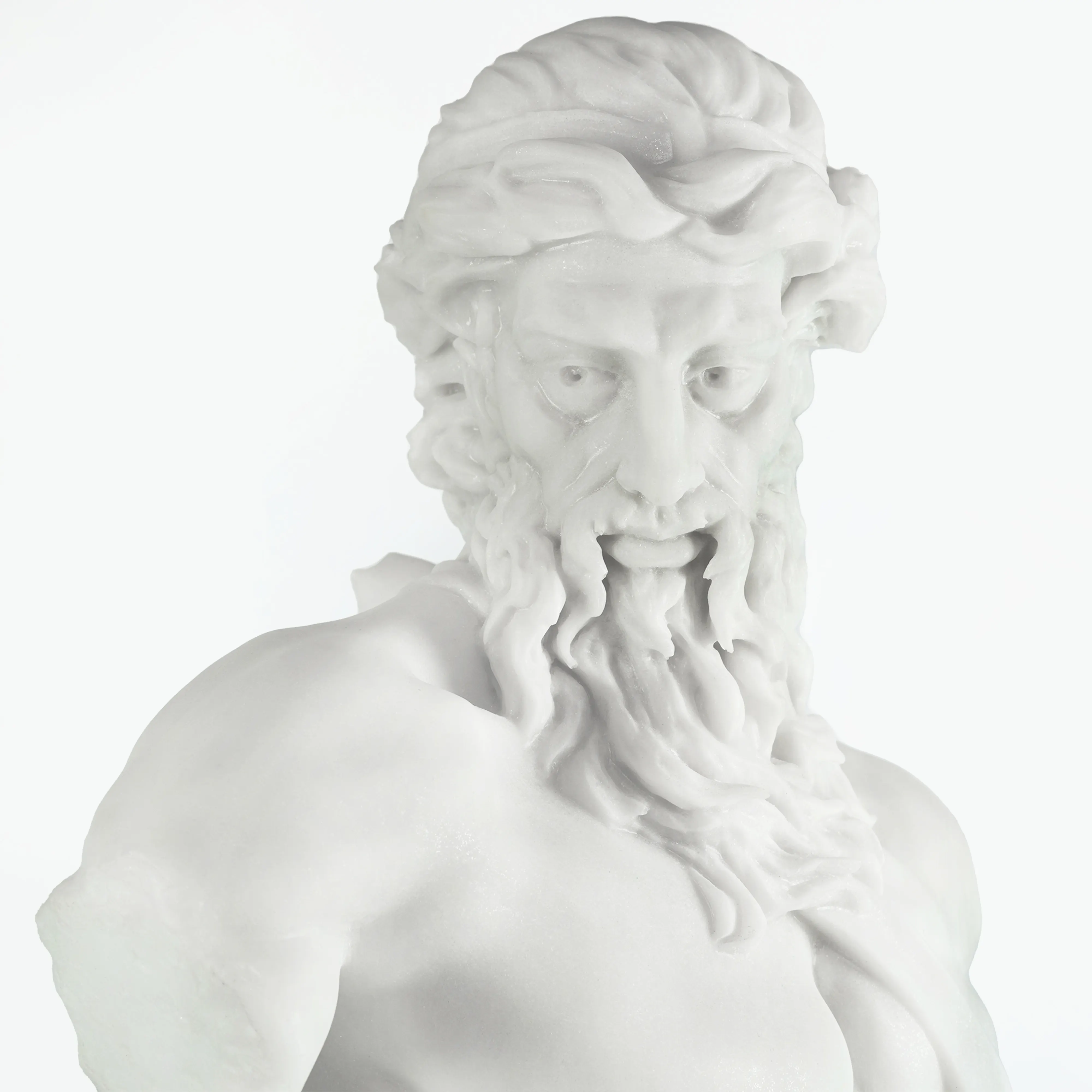 Escultura de estatua de resina de Poseidón, escultura de resina moderna de alta calidad, estatua de tamaño personalizado, decoración, fabricante de Vietnam