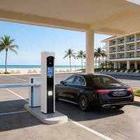 Système de stationnement intelligent tout-en-un EBO-TECH S7 avec garantie de 2 ans pour les complexes commerciaux indonésiens à fort trafic
