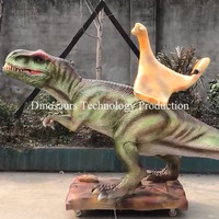 Équipement interactif de balade à cheval sur dinosaure à vendre ou balade animatronique T-Rex pour enfants pour parcs à thème, pour un divertissement aventureux
