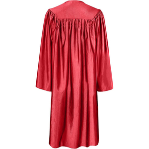 ชุดครุยสีแดงเงาพร้อมพู่ห้อย ปี 2026 สำหรับโรงเรียนมัธยม มหาวิทยาลัย และปริญญาตรี - Product Image 2