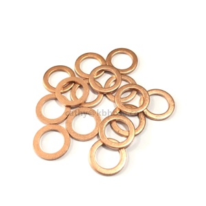 Perno Banjo de acero inoxidable para motocicleta, pinza de freno, cilindro maestro con arandelas de cobre, 10mm, M10 x 1,0 - Product Image 6