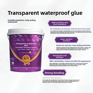 Agent adhésif transparent imperméable pour murs extérieurs, sans brique, pénétrant, pour la réparation des fuites de salle de bain et de toiture, peinture imperméable - Product Image 3