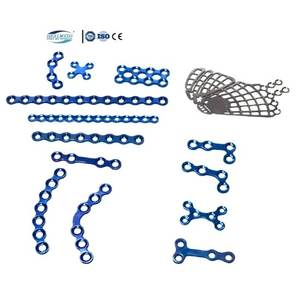 Piastra maxillo-facciale in titanio con impianti chirurgici ortopedici medici di alta qualità - Product Image 3