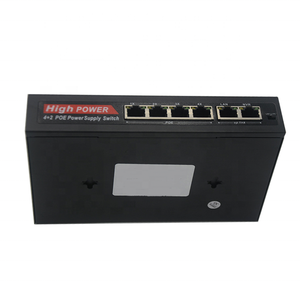 Harga Terbaik Biaya Rendah 6CH PoE 10/100Mbps 4 Port 250m Jarak Jauh PoE dengan 2 Uplink Switch 85W Switch PoE Daya Tinggi - Product Image 2