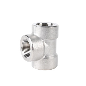 Conector de Tubería de Acero Inoxidable Forjado 304 316 con Rosca Interna, Estándar ASTM, Conector de 1 Pulgada, Sección Redonda - Product Image 2