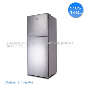 Réfrigérateur à double <span class=keywords><strong>porte</strong></span> 110V 140L Double température Dégivrage automatique Niveau d'efficacité énergétique <span class=keywords><strong>1</strong></span> pour les appareils électriques marins - Product Image 2