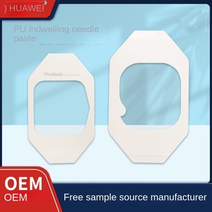 Apósito estéril de PU de 10x12cm personalizado, pasta de tatuaje impermeable para catéter de aguja permanente PICC, apósitos transparentes para heridas - Product Image 2