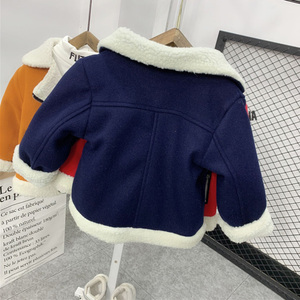 Vêtements pour bébé garçon, vêtements d'hiver pour enfants, manteau avec velours, vêtements pour tout-petits, veste pour enfants - Product Image 3