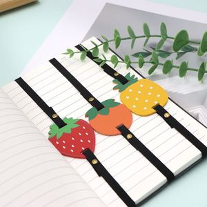Fruit Elastic <b>Bookmarks</b> Elastic Rope Bands Planner <b>Bookmarks</b> Paper Clips for Office School Reader - Product Image 1