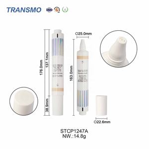 Glow Cream Skin Care Cream Lotion Soft <b>Squeeze</b> Plastic Tube 30ml Packaging <b>Squeeze</b> Cosmetic Cream Lotion Soft Tube - Product Image 2