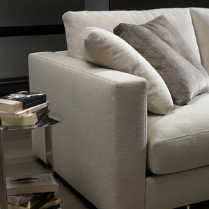 Modern Minimalist Nordic Fabric <b>Sofa</b> Japanese Style Three Seater Latex <b>Sofa</b> For <b>Small</b> Living Room Rental Home - Product Image 3