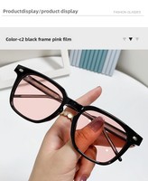 A20006 Nouvelles Lunettes de Soleil Tendance Unisexe Polarisées UV400 Monture Carrée Branches en Acétate TR90 Verres Multicolores