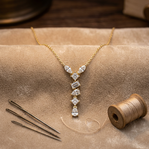 Collar con Colgante de Diamante Cultivado en Laboratorio de Múltiples Formas, Chapado en Oro, Joyería Fina, Regalo, Colgante de Diamante Cultivado en Laboratorio con Corte Elegante - Product Image 1