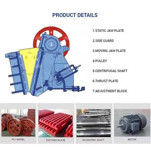 Maschine für den Goldberg bau Mini Backen brecher und Mobile Tronnel Golderz brecher Mobile Steinbrecher Kies brecher Maschine - Product Image 3