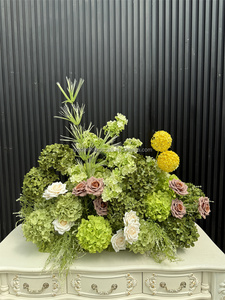 Guirlande de fleurs artificielles Anthurium, Calla et Amarante, toucher réel, pour centre de table, couleur bordeaux, idéale pour l'automne - Product Image 6
