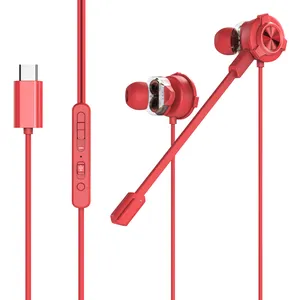Großhandel Noise Cancel ling Kopfhörer Original Custom Gaming Ohrhörer Headsets Wired Earbuds