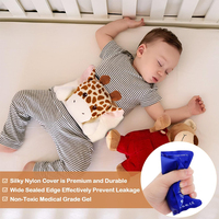 YISHUN Enveloppe chauffante pour le ventre des bébés, soulagement des coliques et des gaz, avec thérapie chaude/froide, chaleur apaisante pour les nouveau-nés