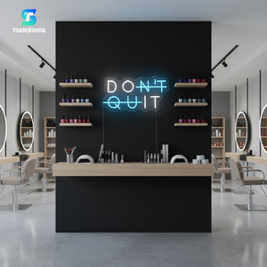 Letrero Luminoso LED para Tienda o Recepción, Entrega Rápida, Personalizado con Logotipo Empresarial, Decoración de Pared, Letrero LED de Neón para Barbería - Product Image 5