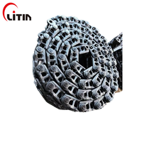 Ensemble de maillons de chenille DH55 pour excavatrice, pièce de rechange pour train de roulement de machines de construction sur chenilles