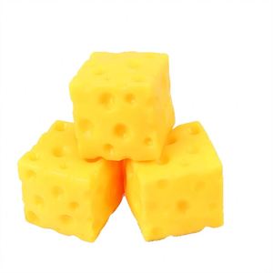 New Arrival Glitter 10Cm Squishy <b>Toys</b> Wholesale Square Simulation Cheese <b>Anxiety</b> Relief Product for Adult - Product Image 4