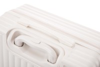 Valise de taille cabine personnalisée de 18 pouces Roulette cabine Amovible White Boarding Case Abs Pc Bagage de cabine