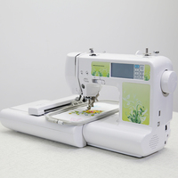 JUKKY JK890B Mini machine à broder et à coudre électrique automatique pour ordinateur domestique avec 75 types de motifs de broderie
