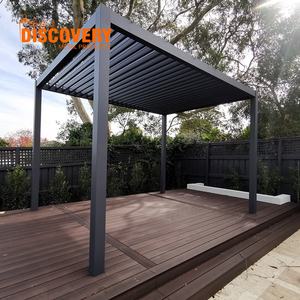 Pérgola de Aluminio Impermeable |   Pérgola Exterior <span class=keywords><strong>con</strong></span> Rejillas para Jardín, Patio, Proyectos Hoteleros - Product Image 1