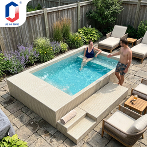 No Installation Needed Above Ground SPA Pool Durable UV Resistant Full Set Equipment For Villa Courtyard pool - Product Image 1