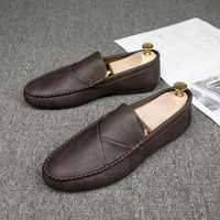 Nouvelles Chaussures Décontractées Homme Afrique Meilleure Vente Mocassins de Marque de Luxe en Cuir à Enfiler Baskets en Cuir à Bas Prix Qualité Supérieure Quotidienne