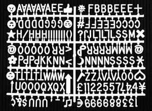 Lavagna Decorativa in Feltro con Cornice in Legno di Quercia Massiccio, 25x25 cm - Product Image 3