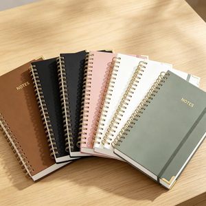 Cuaderno Espiral <span class=keywords><strong>de</strong></span> Alta Gama con Cubierta <span class=keywords><strong>de</strong></span> Tela A5, Personalizable con Logotipo, Tamaño y Color, Diseño Fresco y Simple, Diario para Estudiantes - Product Image 6