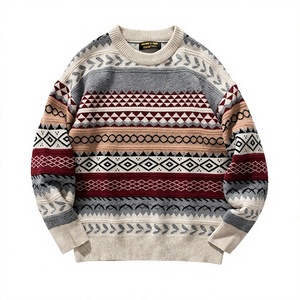 SUPREX ENTERPRISES Knitted Solid Vintage Winter <b>Men's</b> <b>Sweater</b> Casual Pullover Single Button Acrylic/Nylon/Wool Knit M-2XL 2026 - Product Image 1
