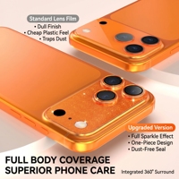 Protection d'écran en verre trempé 3D incurvé de qualité supérieure (Grade AAA) pour 17 Pro Max, dureté 9H, revêtement AF, anti-poussière et anti-choc