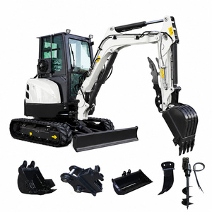 Mini-excavatrice agricole de 1 tonne, 2 tonnes, 3,5 tonnes avec moteur Kubota, norme EPA EURO 5, excavatrice sur chenilles de petite taille à vendre - Product Image 1