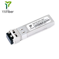 Módulo Transceptor Óptico 10G DWDM SFP+ 80km C17-C61 50GHz 100GHz Dúplex LC DDM SMF Personalizado
