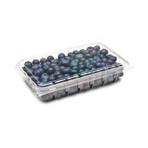 4oz 10oz 12oz Blister transparente Clamshell PET Plastic Blueberry Box 6oz Food Safe Frambuesa Mulberry Blueberry Contenedor de embalaje - Product Image 2