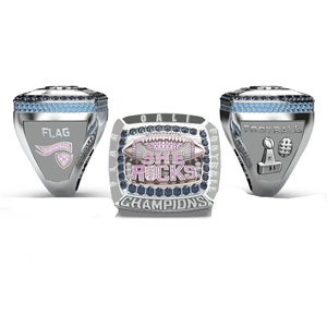 Anelli Personalizzati per Campionati Sportivi Giovanili di Football e Softball con Logo Personalizzato - Product Image 1