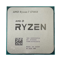 CPU AMD Ryzen R5 R7 Original Baru Tray atau Box 5600X 5700X 5800X 5950X Prosesor CPU Desktop Server Gaming