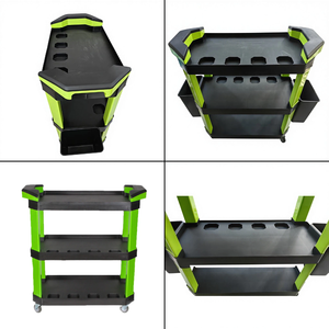 <span class=keywords><strong>Chariot</strong></span> à outils robuste et écologique à 3 niveaux en plastique PP, capacité <span class=keywords><strong>de</strong></span> 200 kg, <span class=keywords><strong>chariot</strong></span> <span class=keywords><strong>de</strong></span> garage pour réparation automobile et <span class=keywords><strong>lavage</strong></span> <span class=keywords><strong>de</strong></span> voitures - Product Image 2