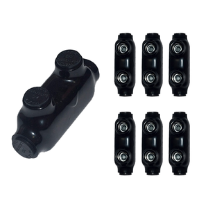 ขั้วต่อสายไฟแบบหุ้มฉนวนสำหรับสายเคเบิลหลายแกนสีดำแบบหุ้มฉนวน - Product Image 1