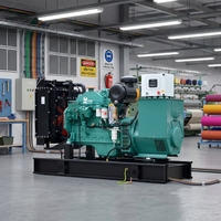 Groupe électrogène diesel CUMINS 100KW 125KVA à châssis ouvert triphasé 50Hz/60Hz pour alimentation de secours industrielle