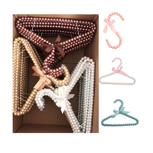 14cm Wholesale Hot Sales Black Plastic Kids Pants Cloth beaded Hanger