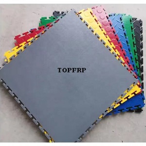 Factory Price Interlocking PVC Floor <b>Tile</b> Heavy Duty <b>Plastic</b> Flooring - Product Image 2