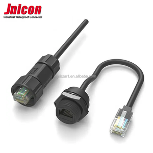 室外5e类6 8P8C RJ45面板安装以太网网络电缆扩展插头防水连接器IP68 - Product Image 1