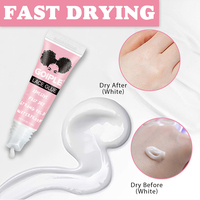 La nouvelle liste colle dentelle personnalisée colle séchage rapide forte tenue étanche avant dentelle colle 15ml tuyau perruque dentelle colle extension de cheveux